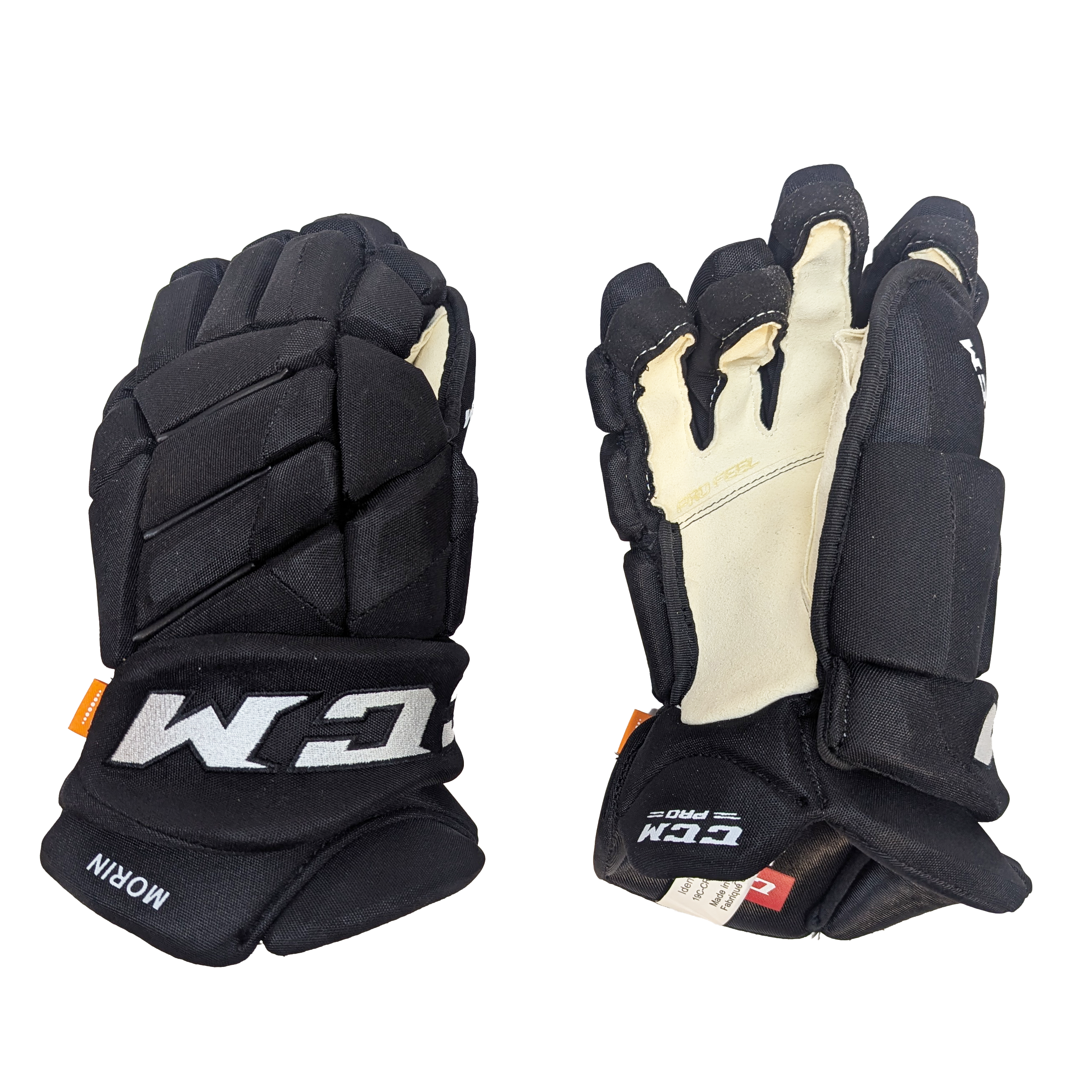 CCM HGJS - Gant NHL Pro Stock - Samuel Morin (Noir)